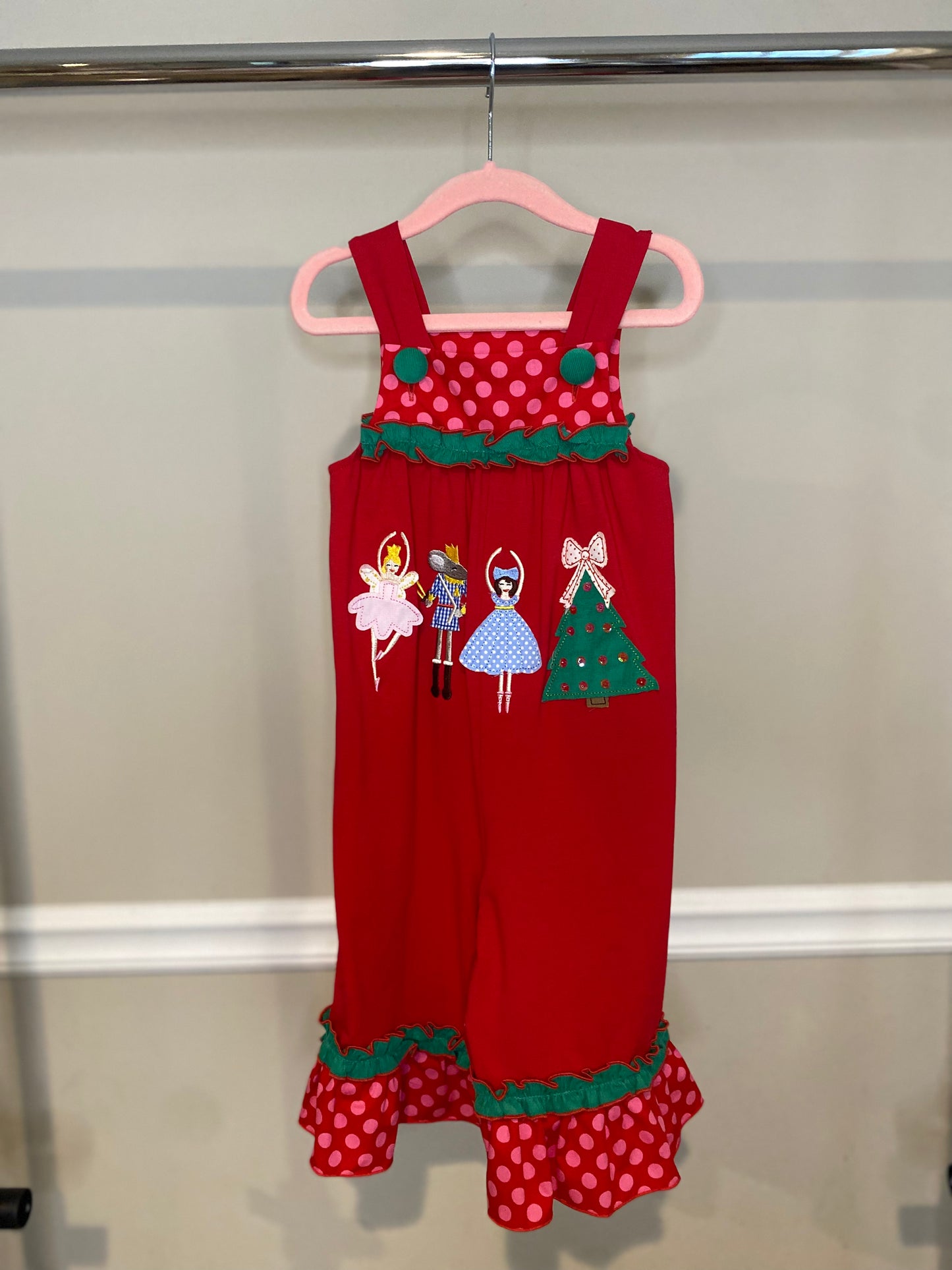 Nutcracker Appliqué Jay Romper