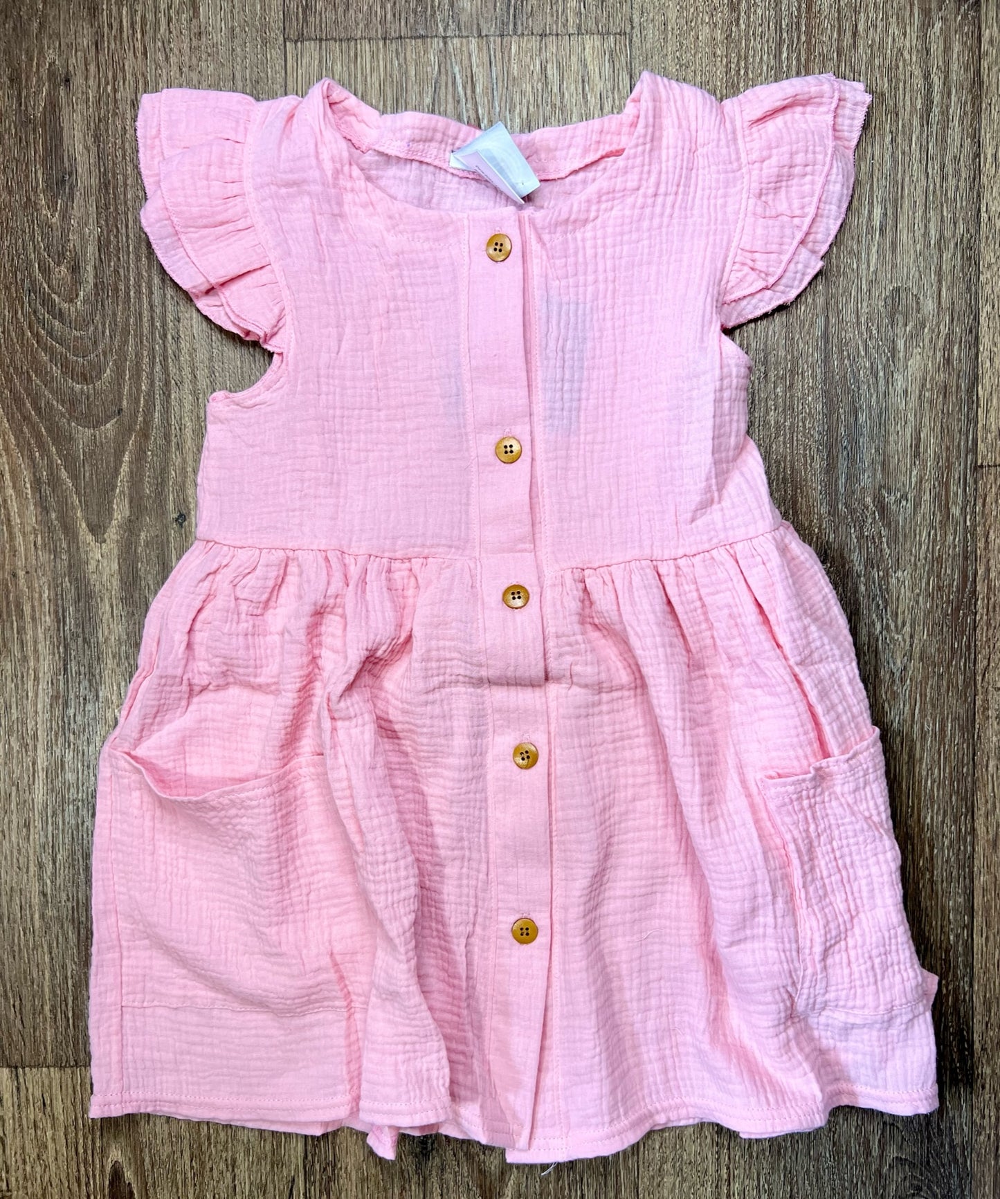 Pink Linen Dress