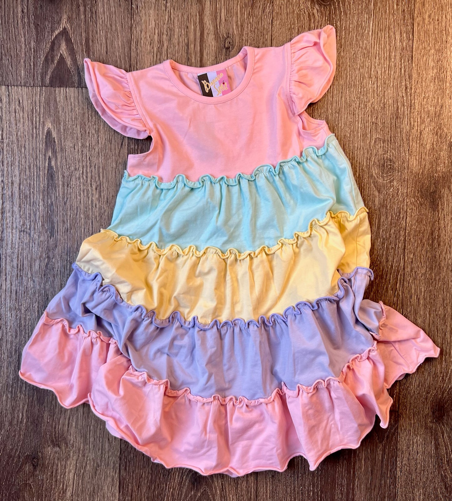 Pastel Tiered Dress