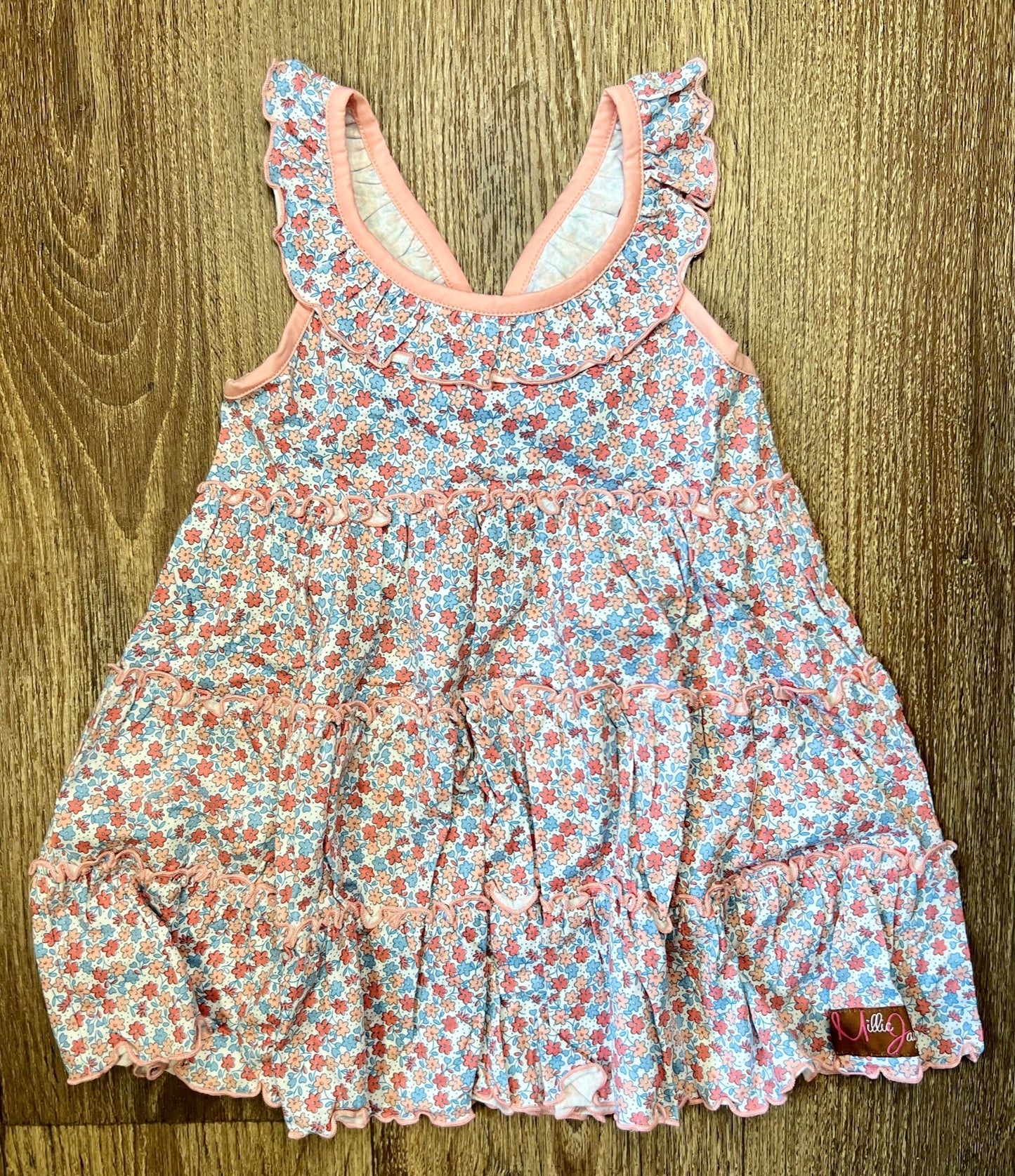 Peach Petals Dress